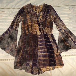 Tie dye Romper